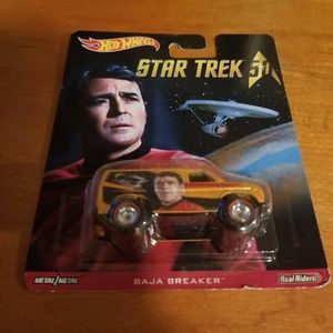 2015 Star Trek Hotwheels Collectable Car Sealed, Scotty